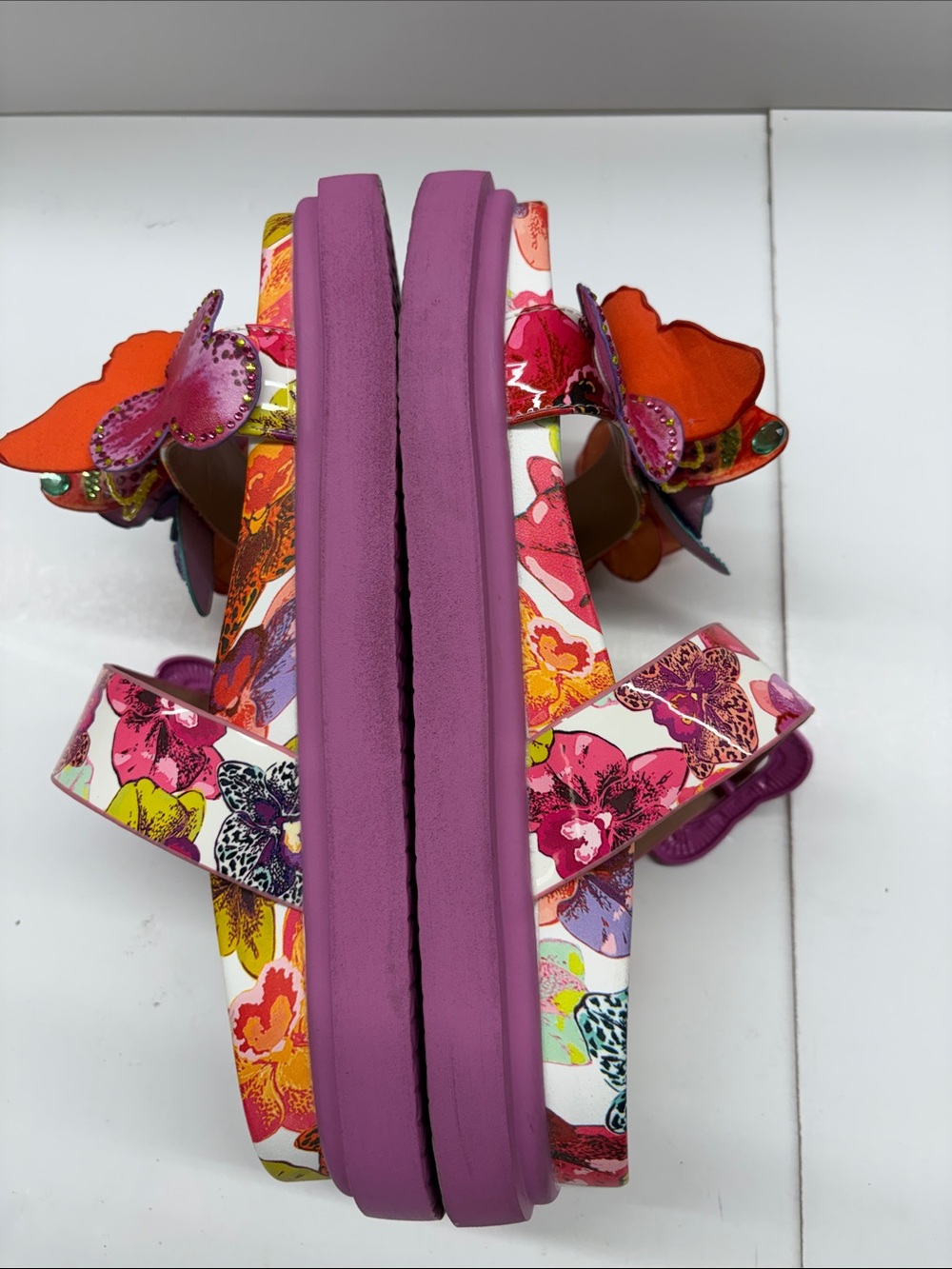 Gently Used Betsey Johnson Lorayne Slide Sandal Women’s size 8.5 - Picture 5 of 7